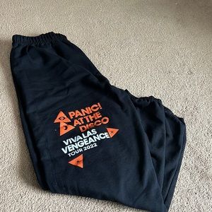 Panic! At The Disco 2022 Tour Sweatpants (NWOT)